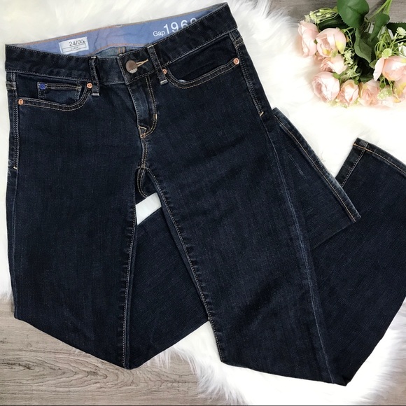 GAP Denim - GAP 1969 Dark Wash Curvy Straight Leg Jeans